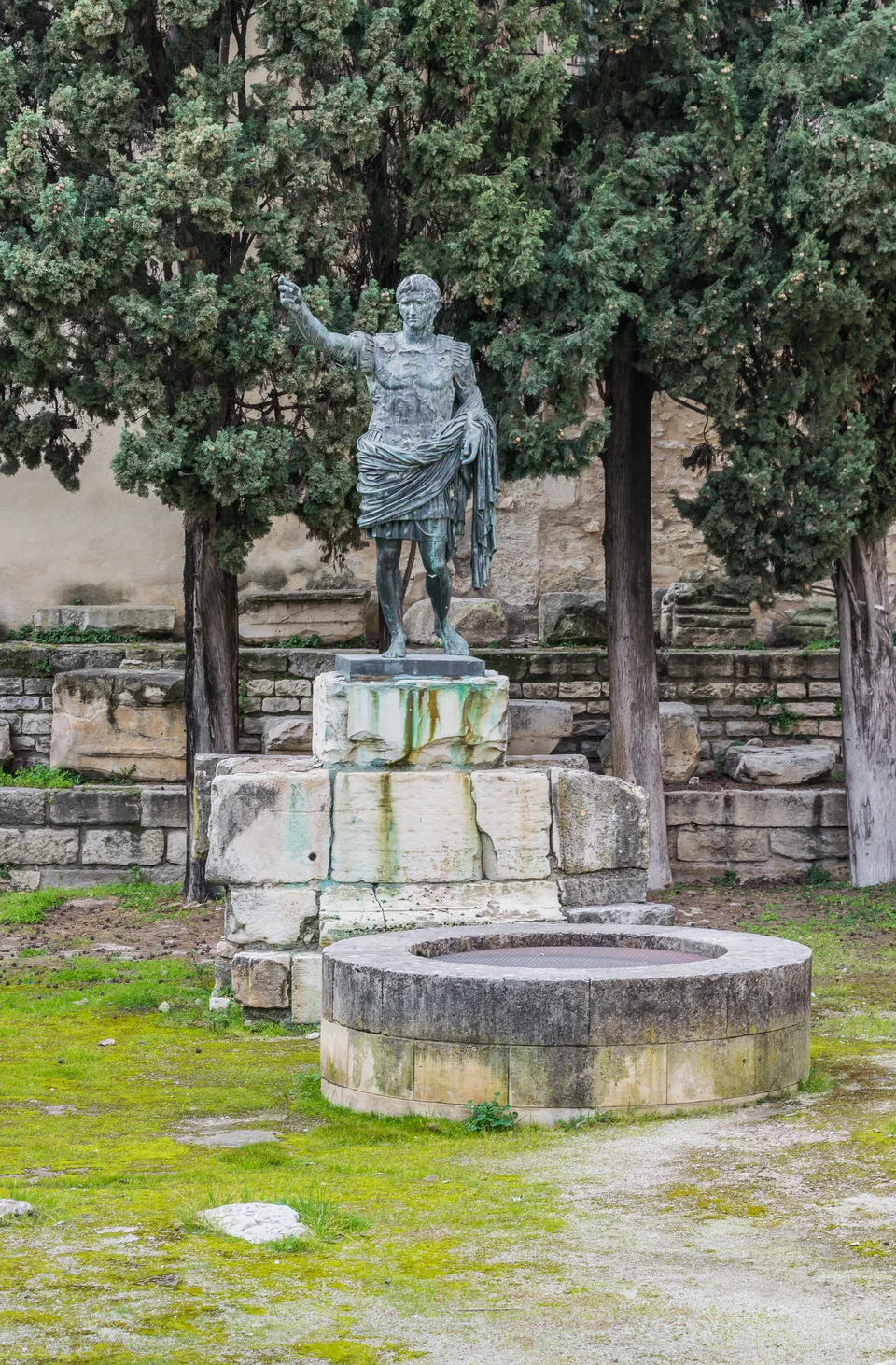 Statue of Augustus in Nimes