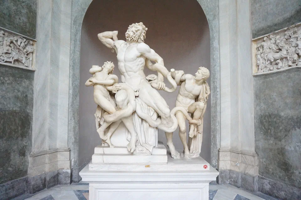 Laocoön and His Sons in Vatican museum
