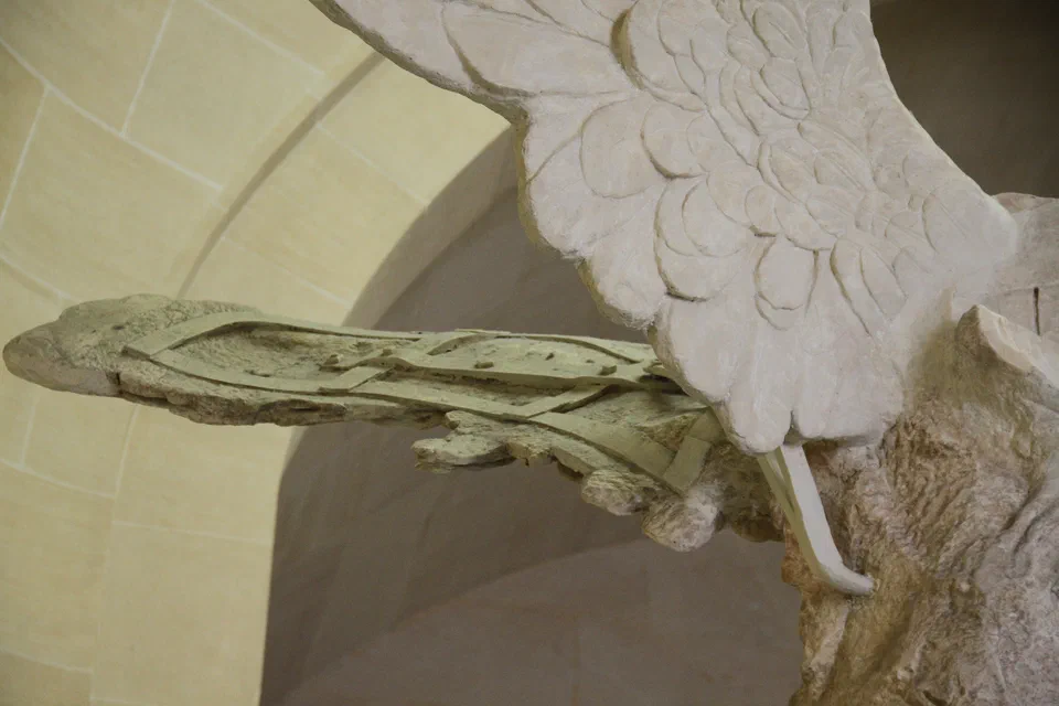 Repaired Wing on Winged Victory of Samothrace, Marble, c. 190 BC (27710948063)