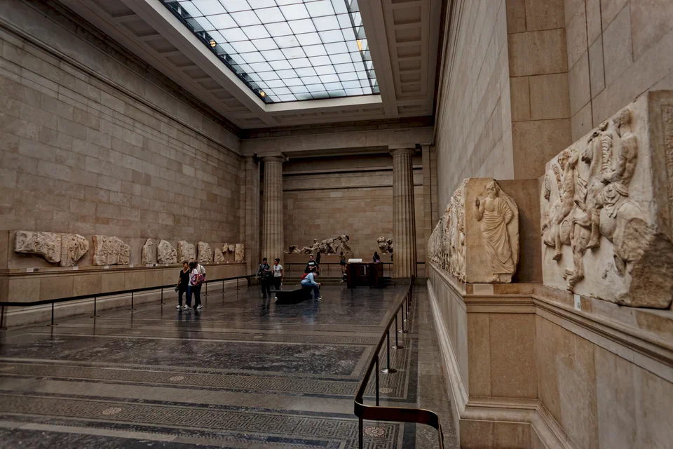 London - Great Russell Street - British Museum - Greece- Parthenon - Elgin Marbles - View NW II