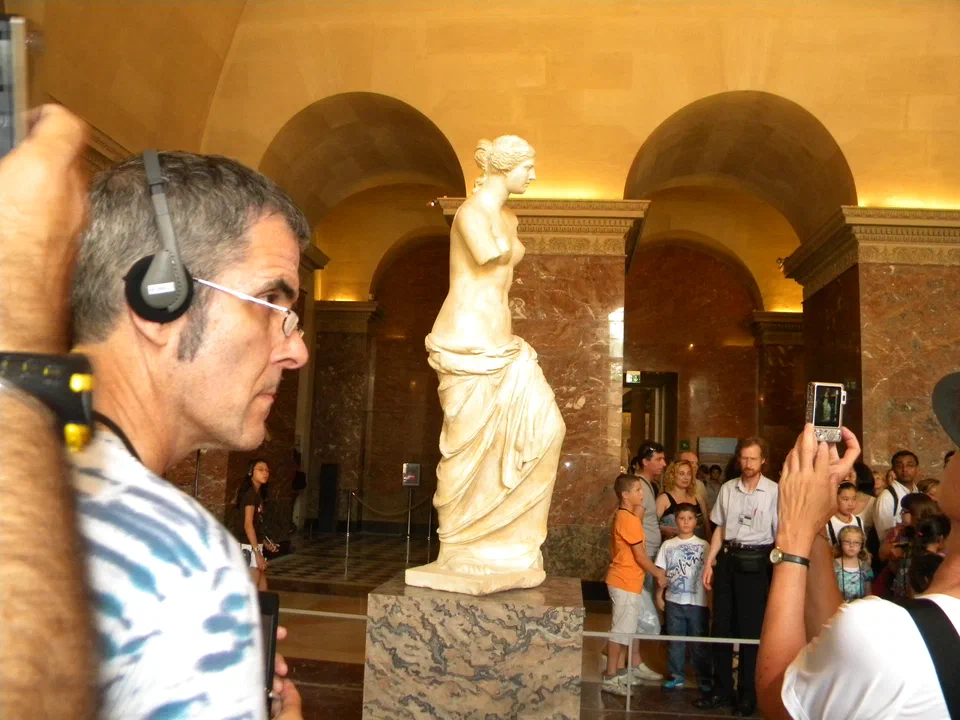 Paris, France. Louvre. Venus de Milo (the Greek goddess of love and beauty)