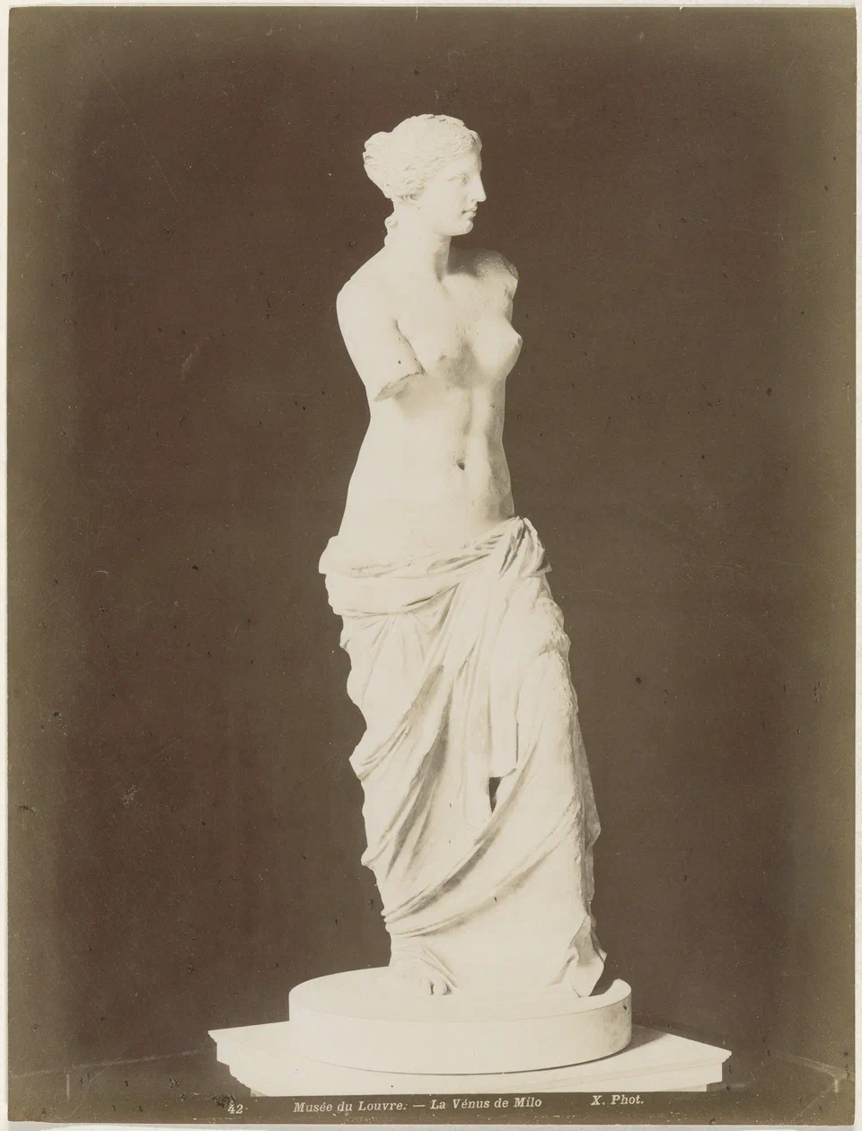 Venus van Milo, Louvre Musée du Louvre. - La Vénus de Milo (titel op object), RP-F-F16588