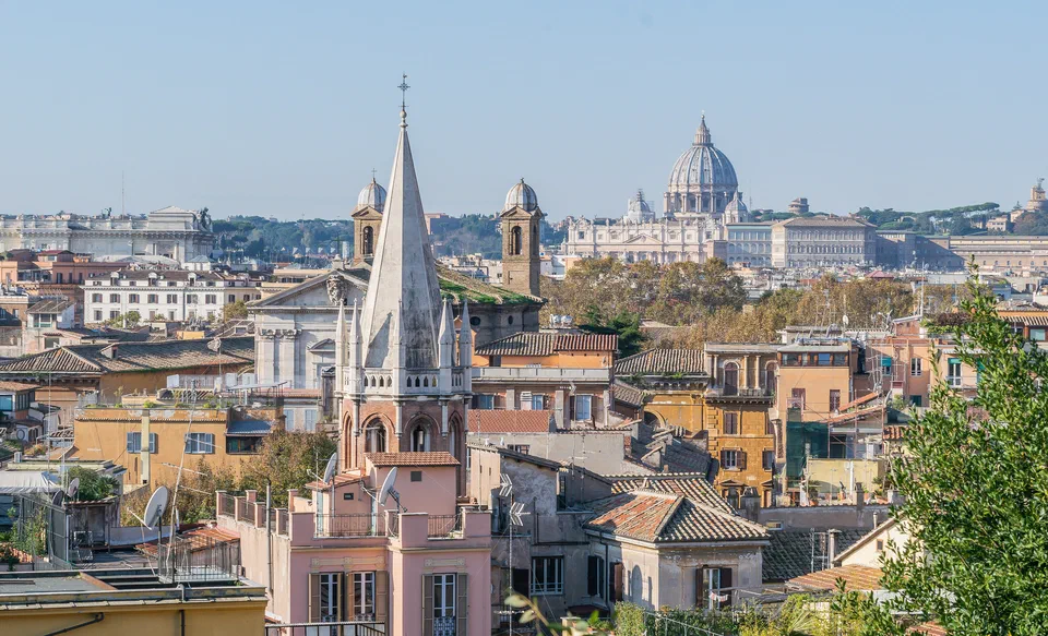 All Saints church, S Giacomo in Augusta church and St Peter's basilica (1)