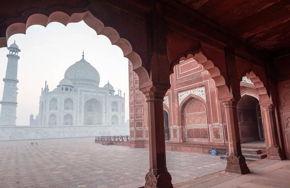 View of Taj Mahal, Agra