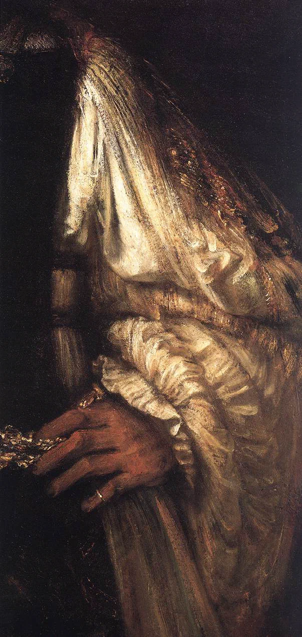 Aristotle with a Bust of Homer , detail