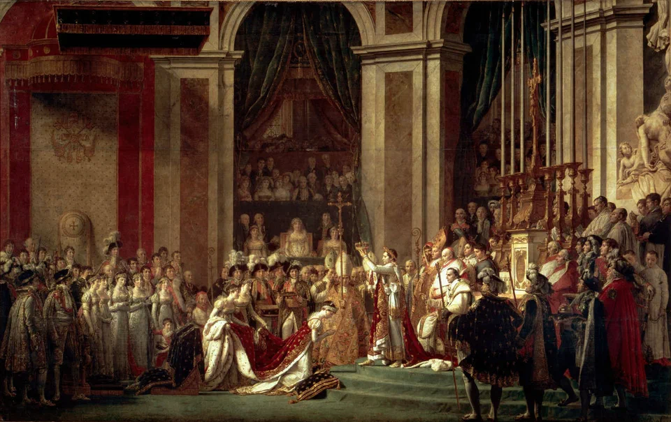Coronation of Emperor Napoleon I and Coronation of the Empress Josephine in Notre-Dame de Paris, December 2, 1804