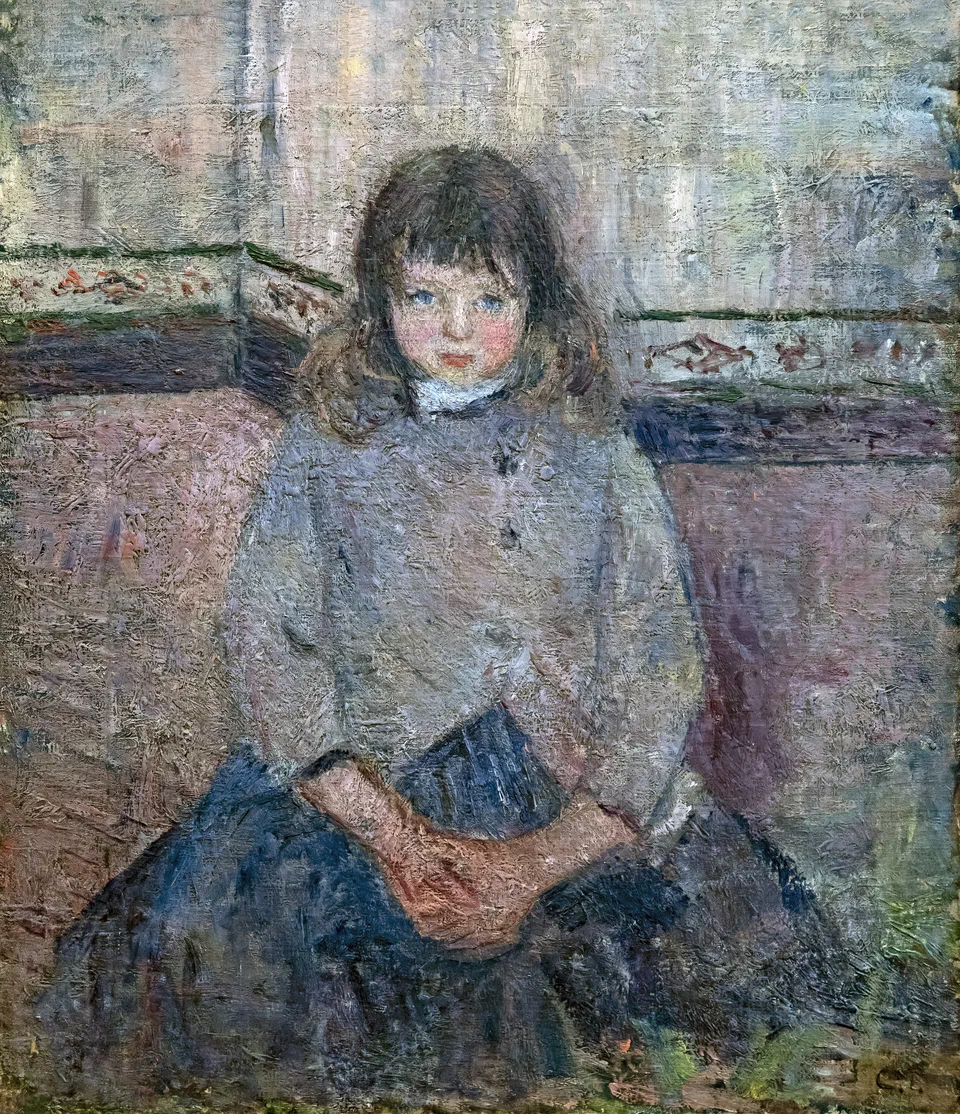 Bemberg Fondation Toulouse - Portrait de Felix en jupe - Camille Pissarro 1883 Inv.2079
