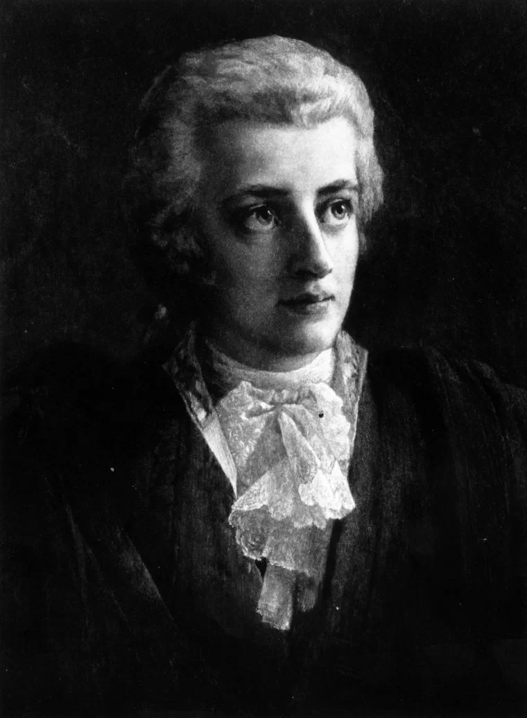 portrait of Wolfgang Amadeus Mozart