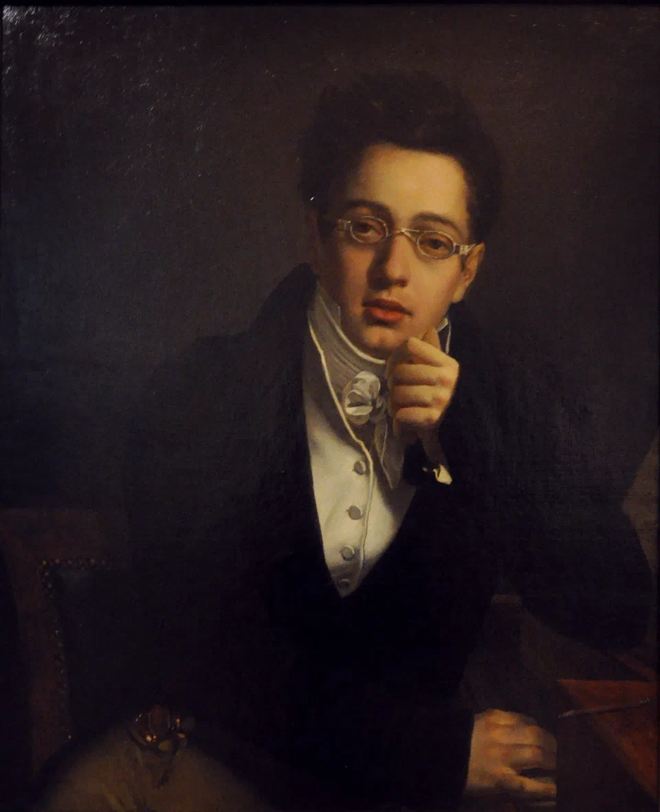 Gemälde: Der junge Schubert