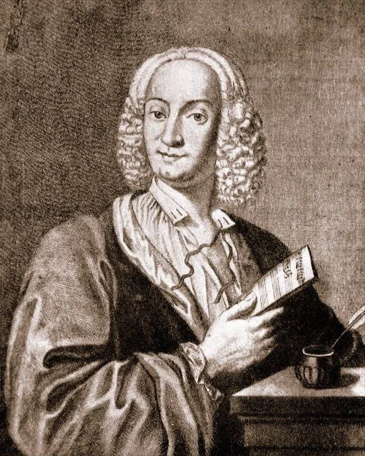 Antonio Vivaldi by François Morellon la Cave; 1725