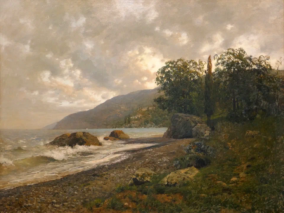 Isaac Levitan-Paysage de Crimée-Musée Levitan