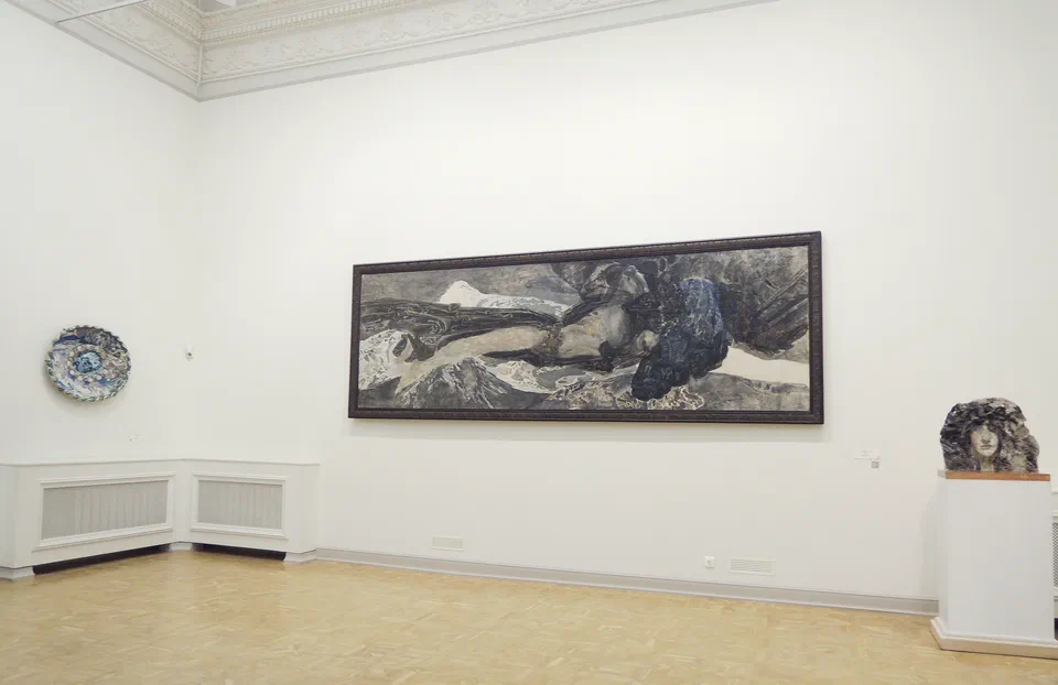 Demon Flying by Vrubel (Russian museum) 01 by shakko